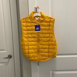 JoyLab, Gold/Yellow Vest, Women Size: Small